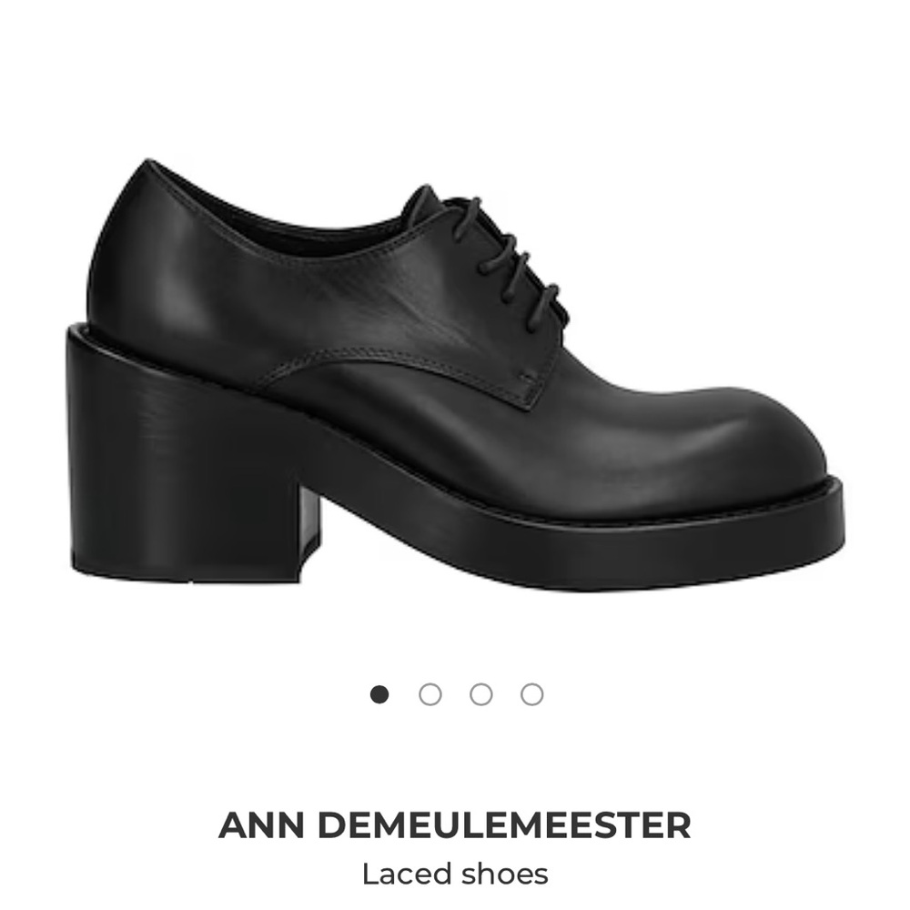 SOLD Ann Demeulemeester Derby Laced Shoes (Heeled)